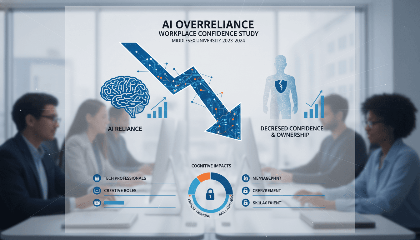 Study Links AI Overreliance to Decreased Workplace Confidence and Ownership