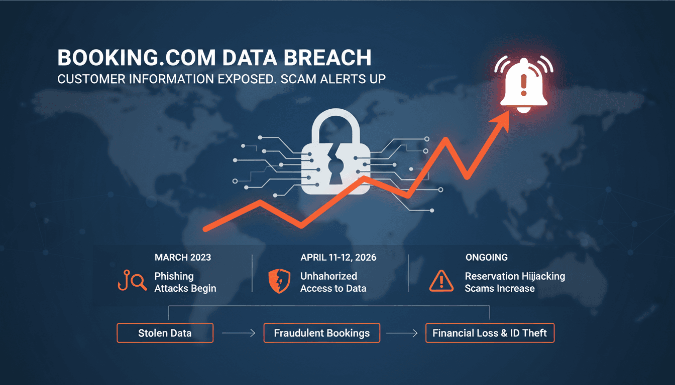 Booking.com Data Breach Exposes Customer Information and Raises Scam Alerts