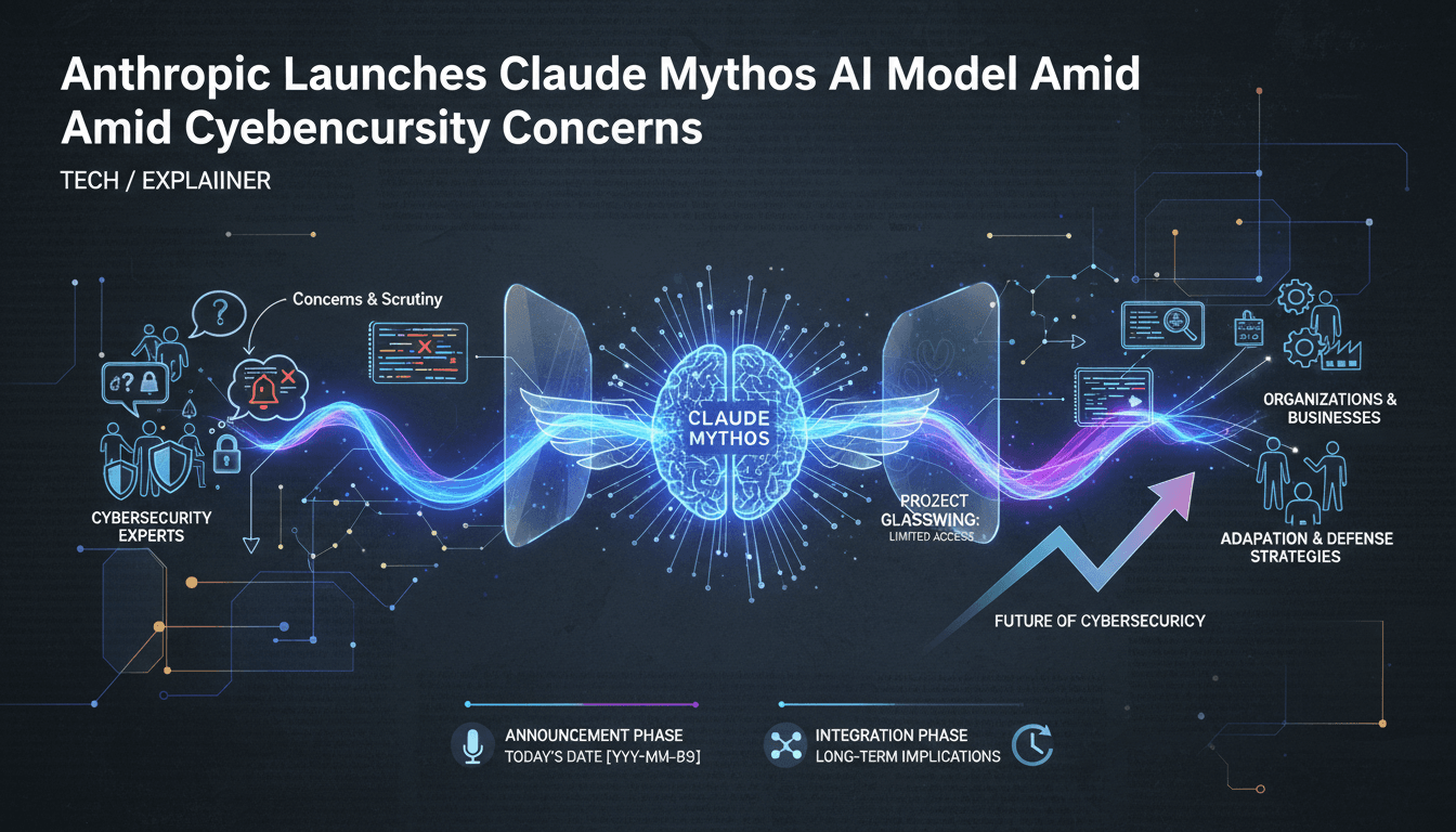 Anthropic Launches Claude Mythos AI Model Amid Cybersecurity Concerns