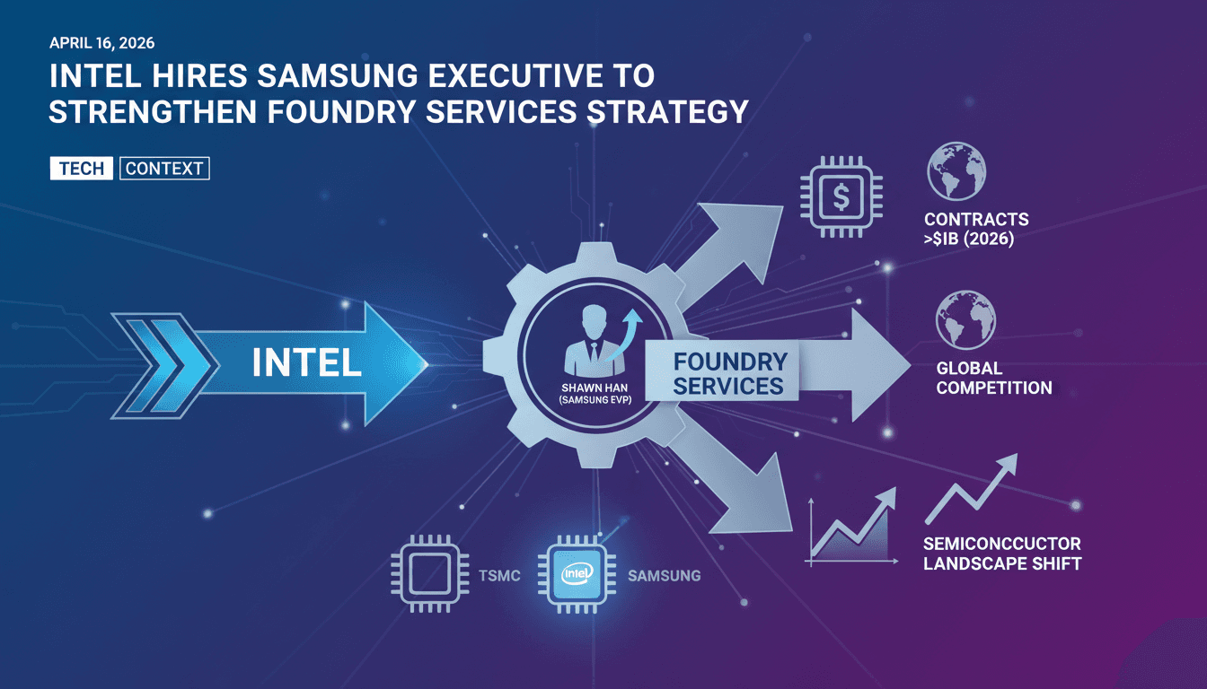 Intel Hires Samsung Executive to Strengthen Foundry Services Strategy