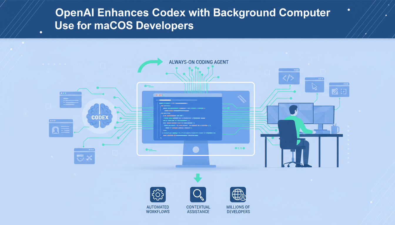 OpenAI Enhances Codex with Background Computer Use for macOS Developers