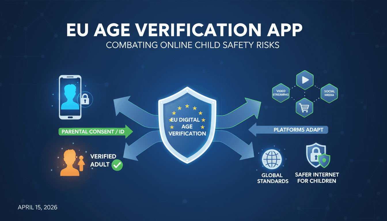 European Commission's Age Verification App Ready to Combat Online Child Safety Risks