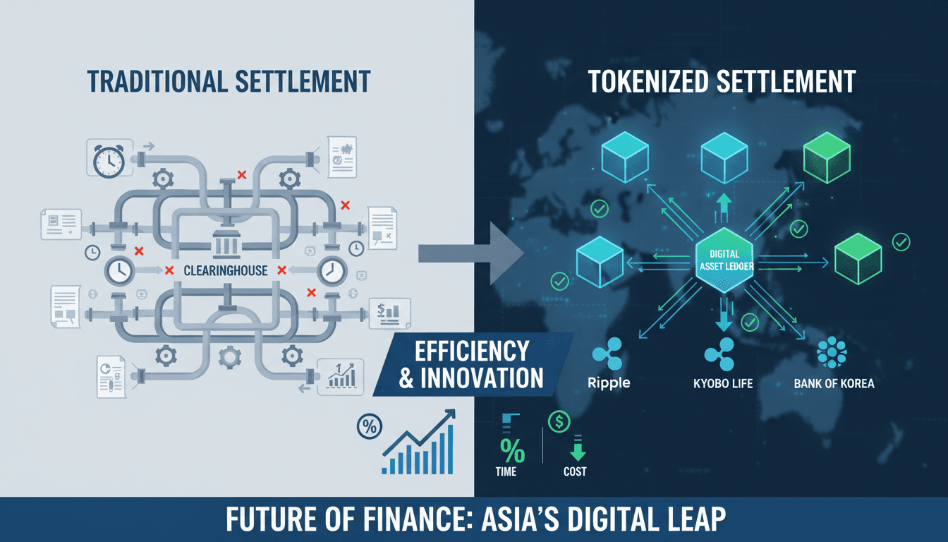Ripple and Kyobo Life Insurance Initiate Pilot for Tokenized Korean Government Bond Settlement