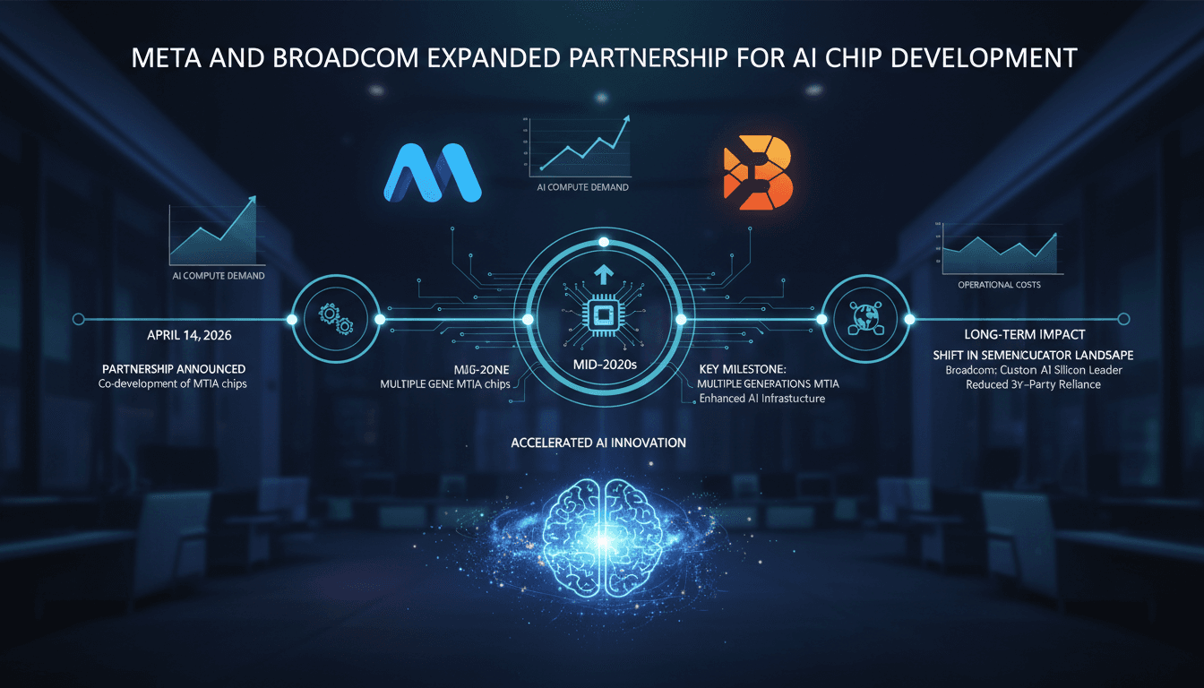 Meta and Broadcom Announce Expanded Partnership for AI Chip Development