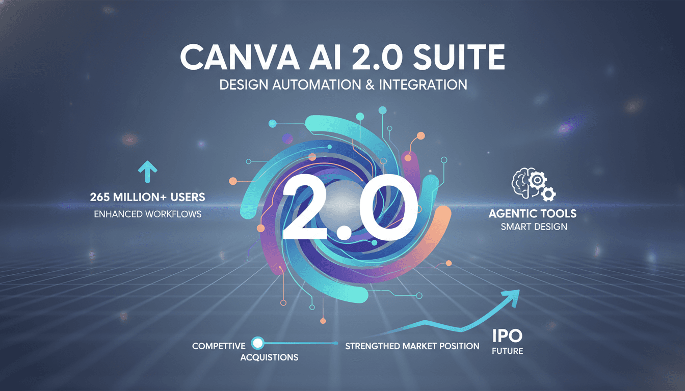 Canva Launches AI 2.0 Suite Enhancing Design Automation and Integration