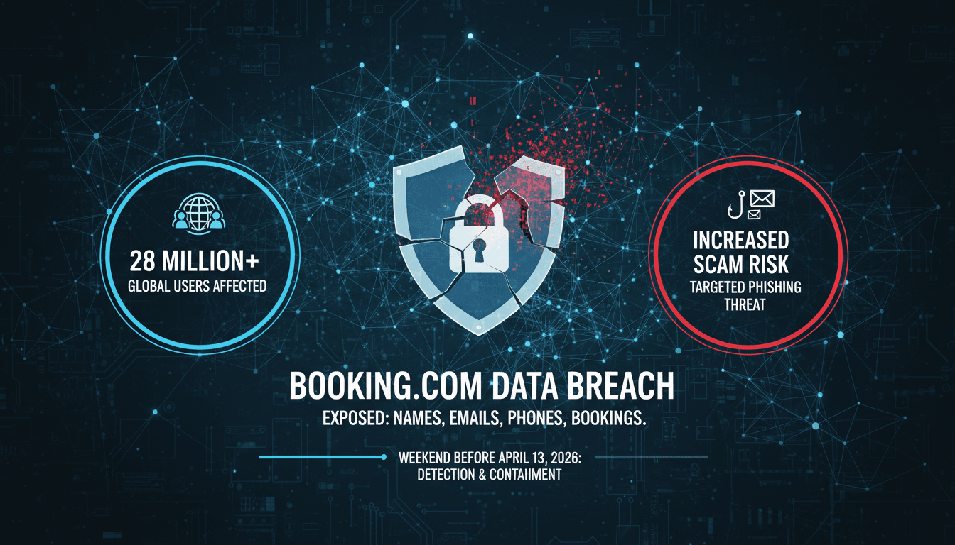 Booking.com Data Breach Exposes Customer Information Leading to Increased Scam Risks