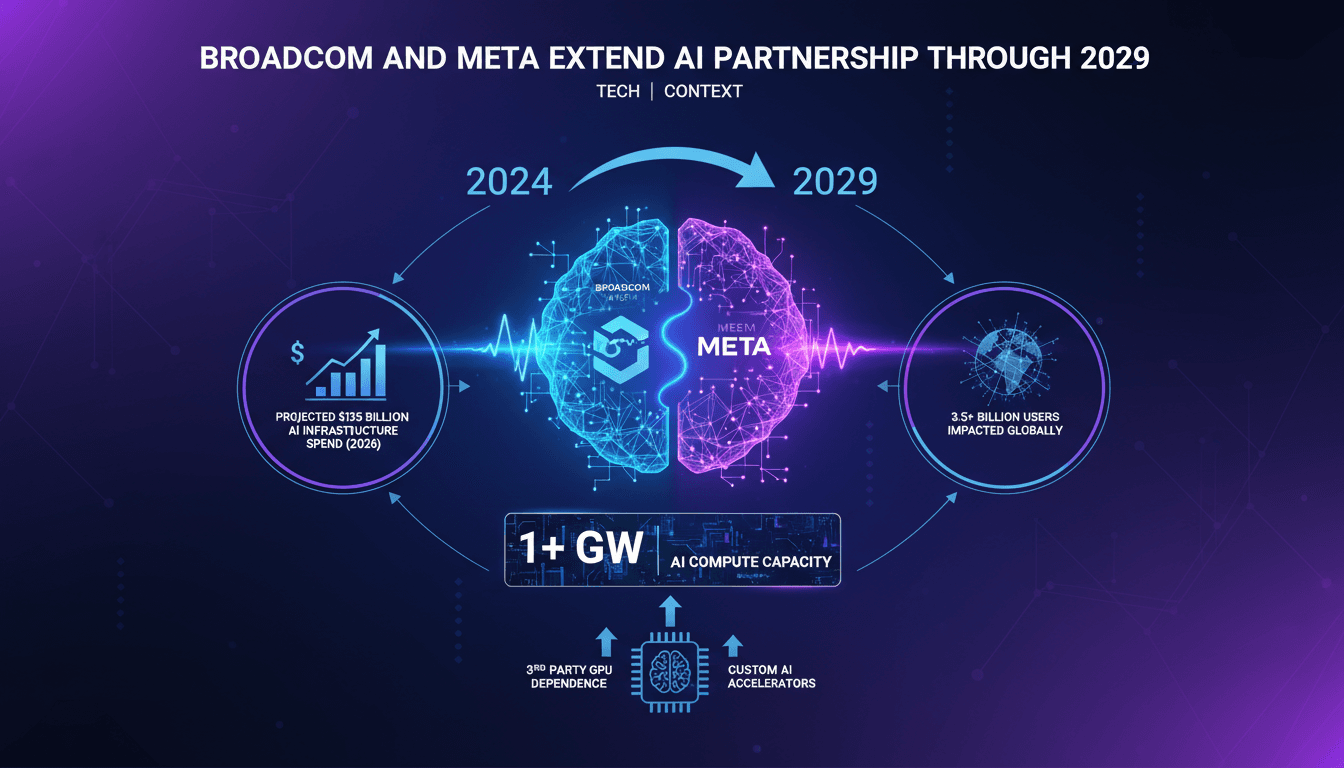 Broadcom and Meta Extend AI Partnership Through 2029