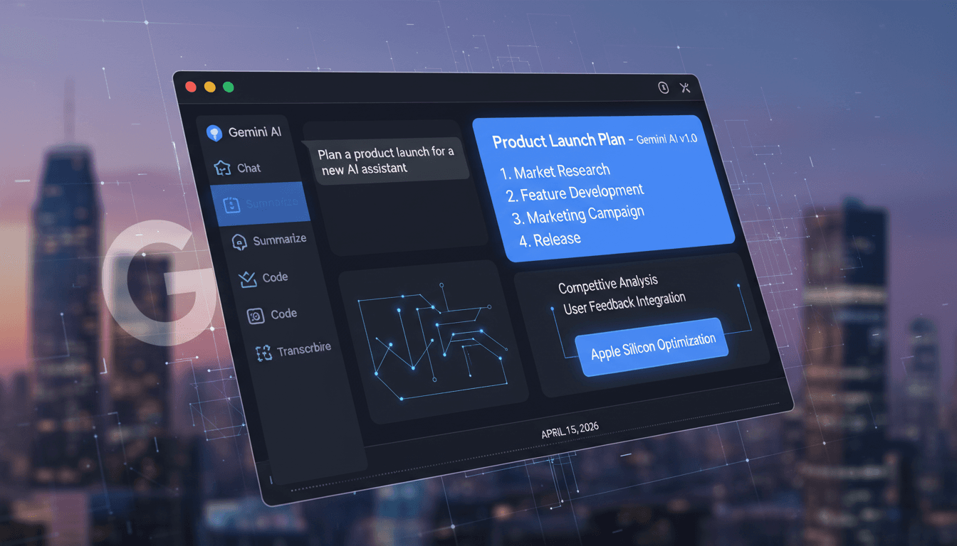 Google Releases Native Gemini AI Application for macOS