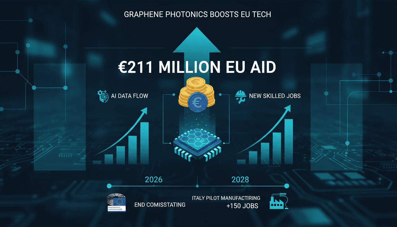 European Commission Approves €211 Million Aid for Graphene Photonic Technology Development