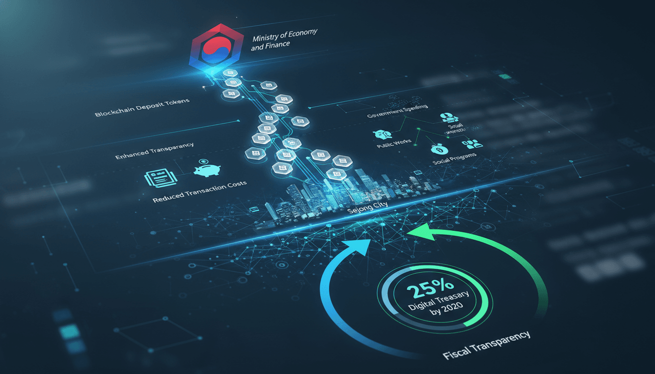 South Korea Launches Blockchain Deposit Token Pilot for Government Spending