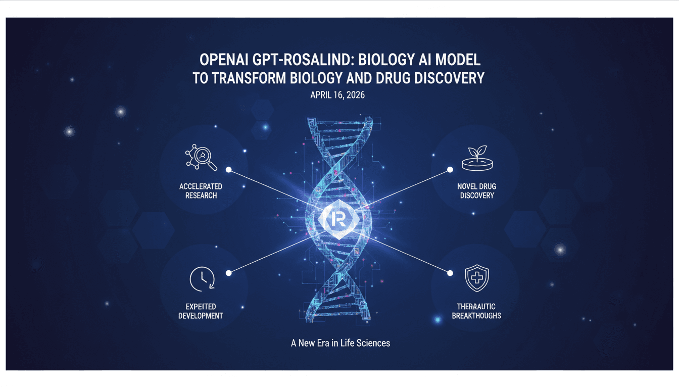 OpenAI Unveils GPT-Rosalind AI Model to Transform Biology and Drug Discovery