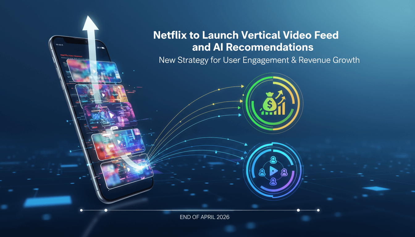 Netflix to Launch Vertical Video Feed and AI Recommendations by End of April 2026