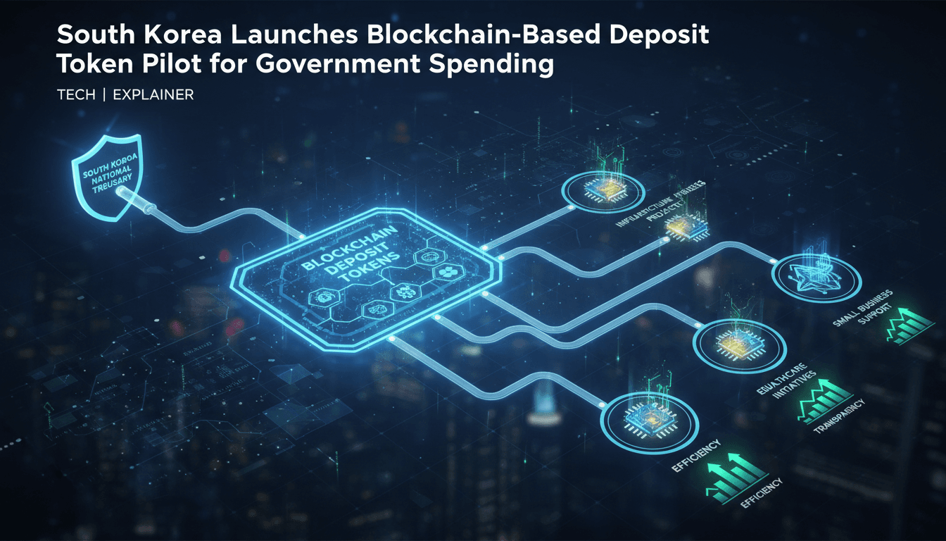 South Korea Launches Blockchain-Based Deposit Token Pilot for Government Spending