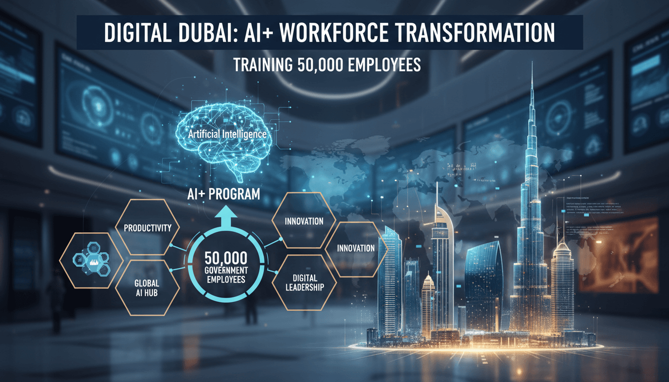 Digital Dubai Launches AI+ Program to Train 50,000 Government Employees in Artificial Intelligence