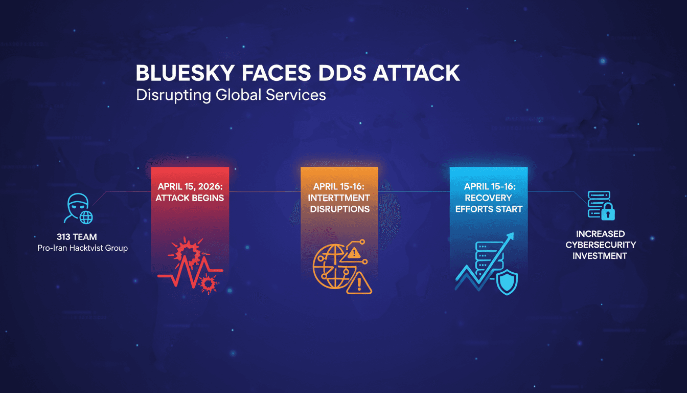 Bluesky Faces DDoS Attack Disrupting Global Services