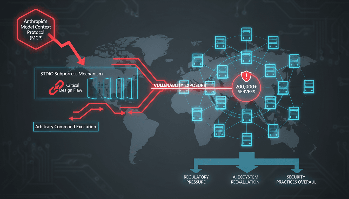 Critical Design Flaw in Anthropic's Model Context Protocol Exposes 200,000 Servers to Vulnerability