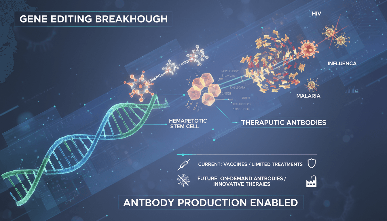 Breakthrough in Gene Editing Enables Production of Therapeutic Antibodies