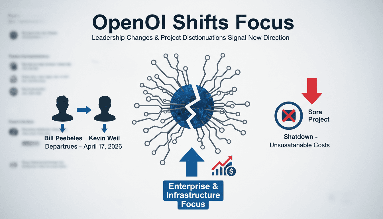OpenAI Executives Bill Peebles and Kevin Weil Depart Amid Shift to Enterprise Focus