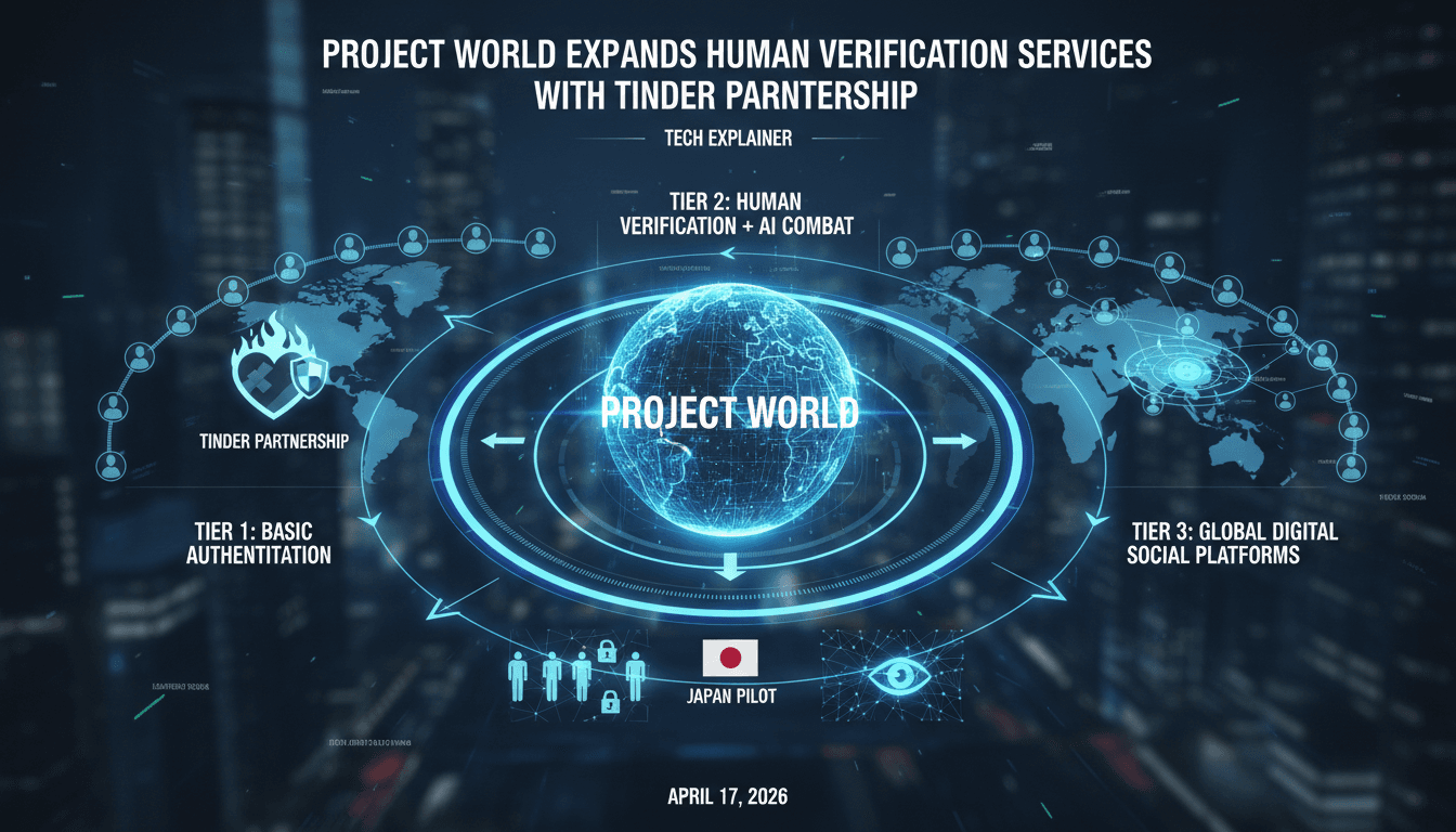 Project World Expands Human Verification Services with Tinder Partnership