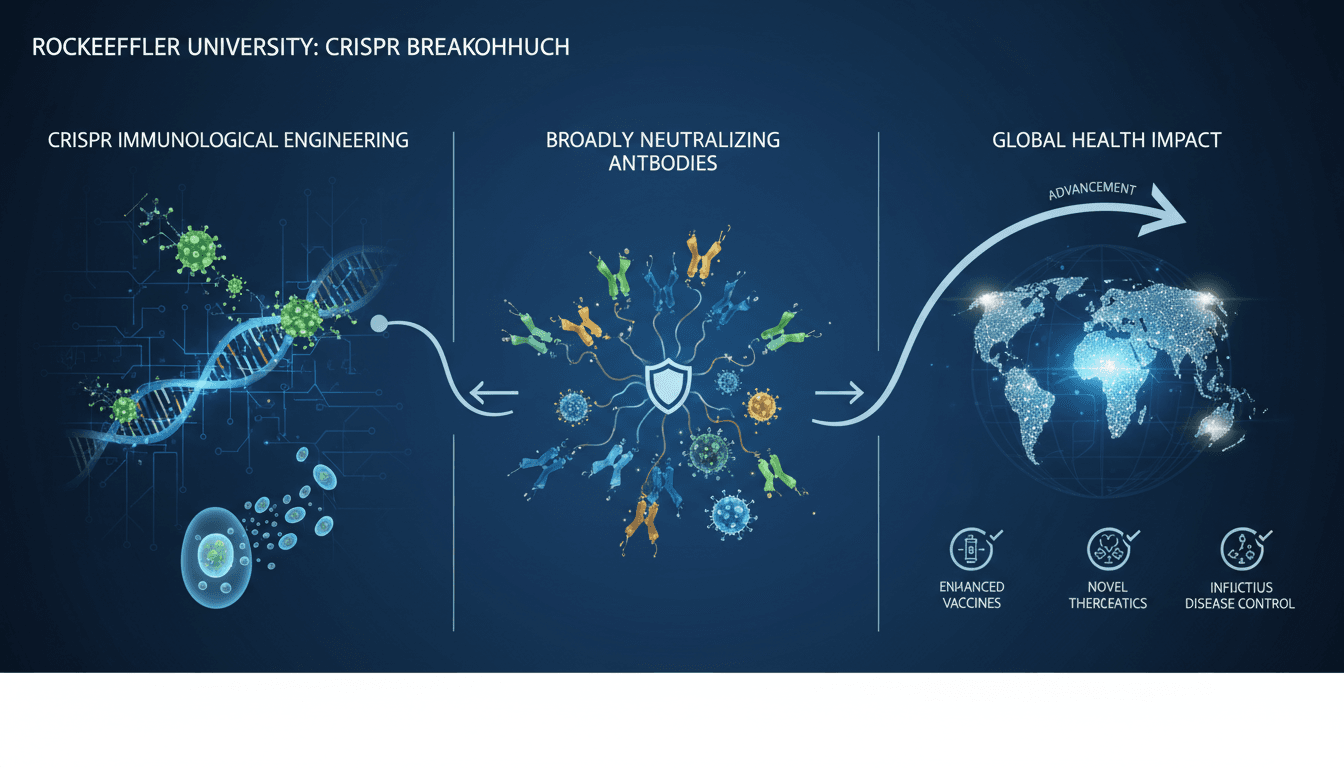 Rockefeller University develops CRISPR method to produce broadly neutralizing antibodies