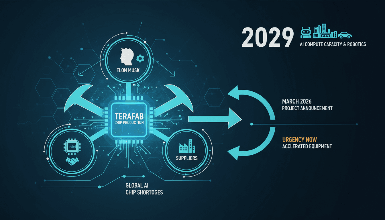 Elon Musk Urges Suppliers to Expedite Terafab Chip Production Efforts