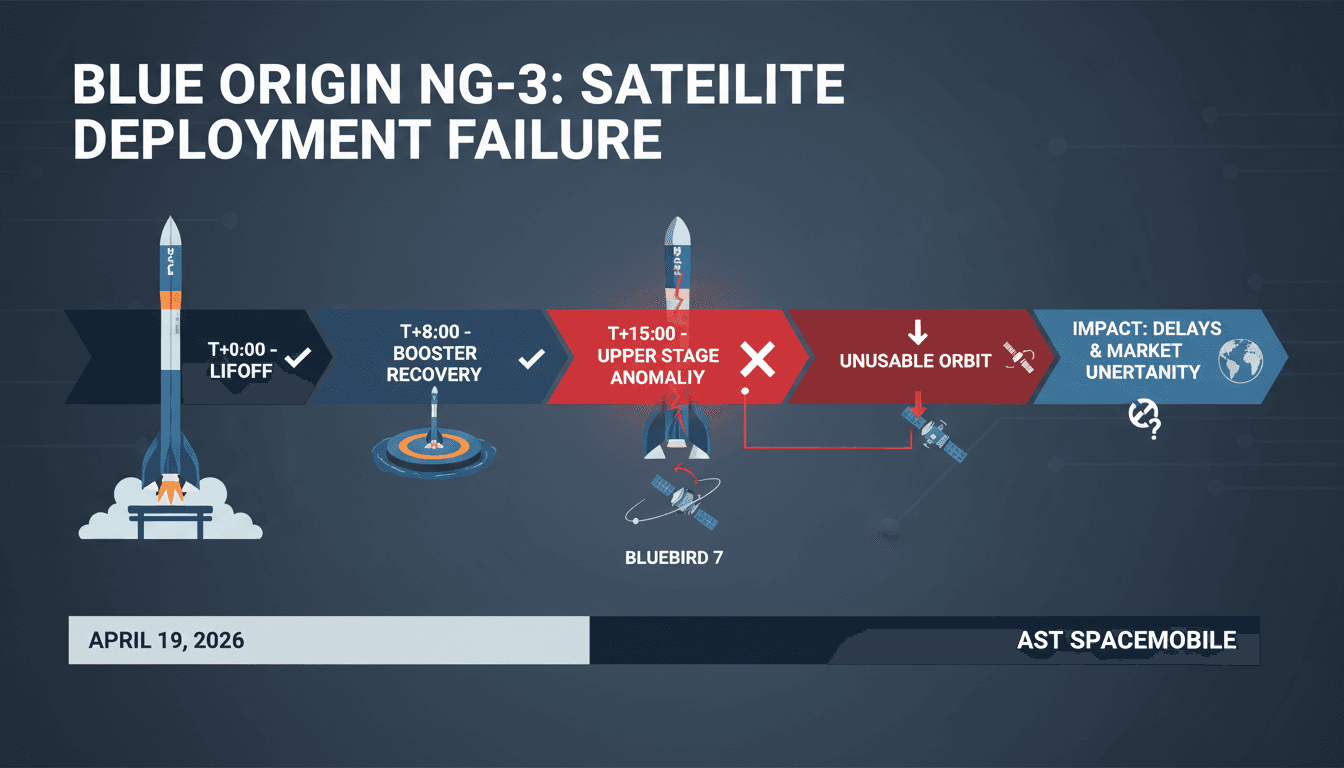Blue Origin's New Glenn NG-3 Launch Results in Satellite Deployment Failure