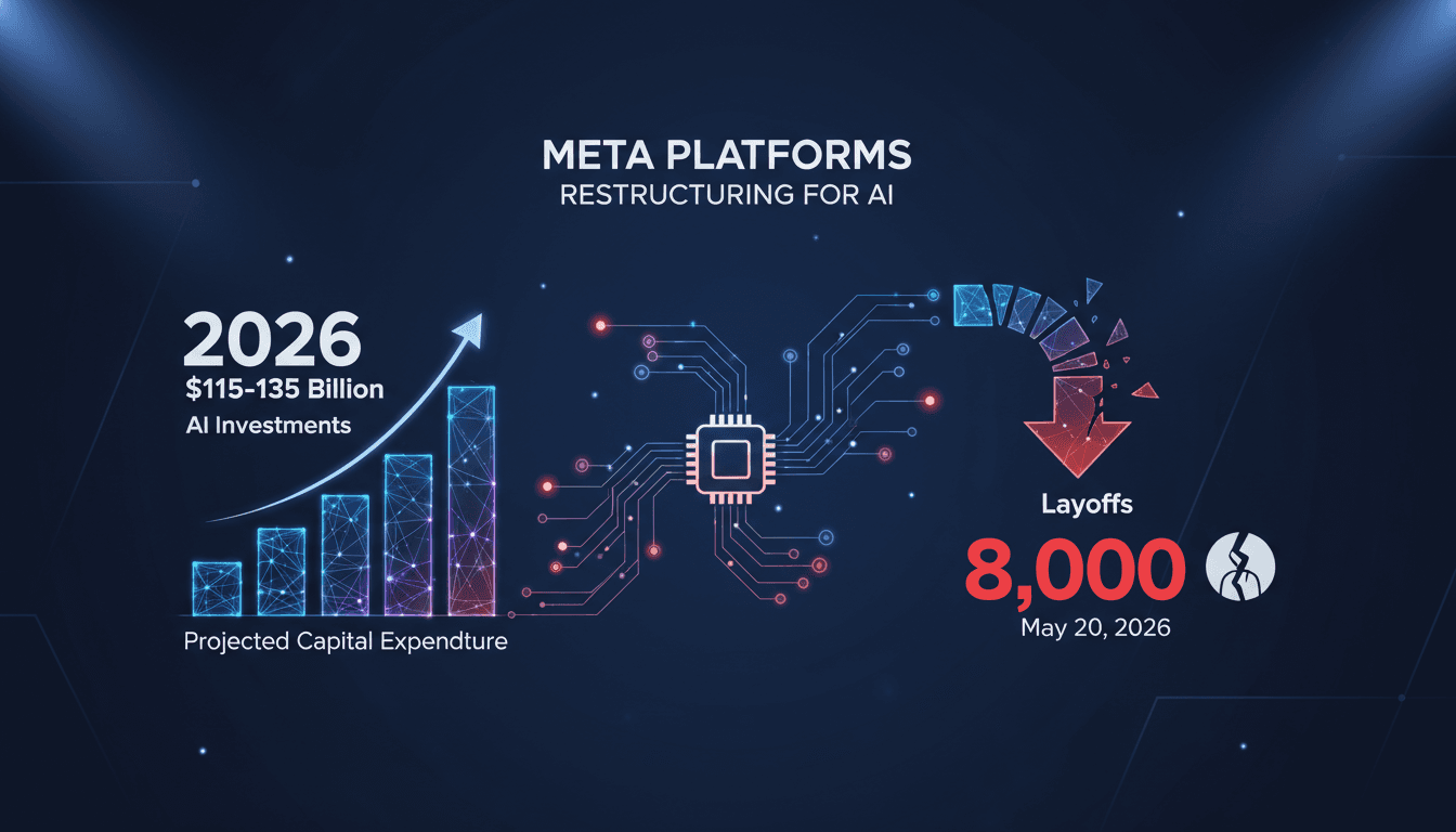 Meta Platforms announces 8,000 layoffs to focus on AI investments