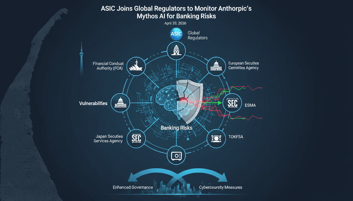 ASIC Joins Global Regulators to Monitor Anthropic's Mythos AI for Banking Risks