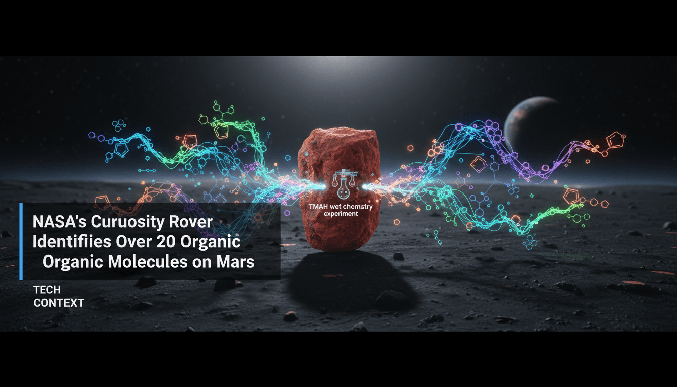 NASA's Curiosity Rover Identifies Over 20 Organic Molecules on Mars