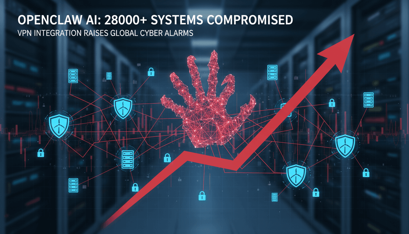 OpenClaw AI agents compromise over 28000 systems raising cybersecurity alarms