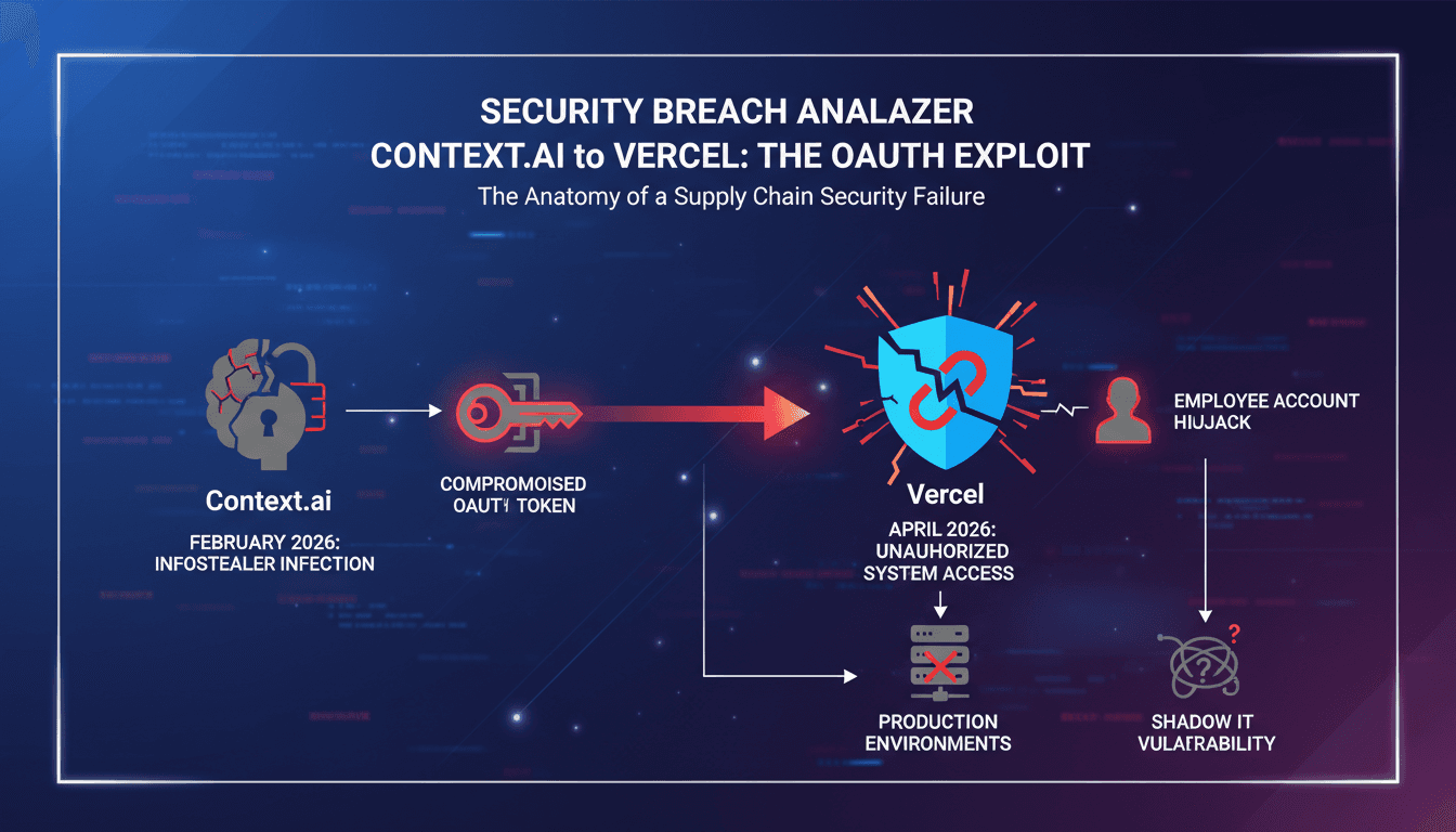 Vercel Reports Security Breach Linked to Context.ai OAuth Token Compromise