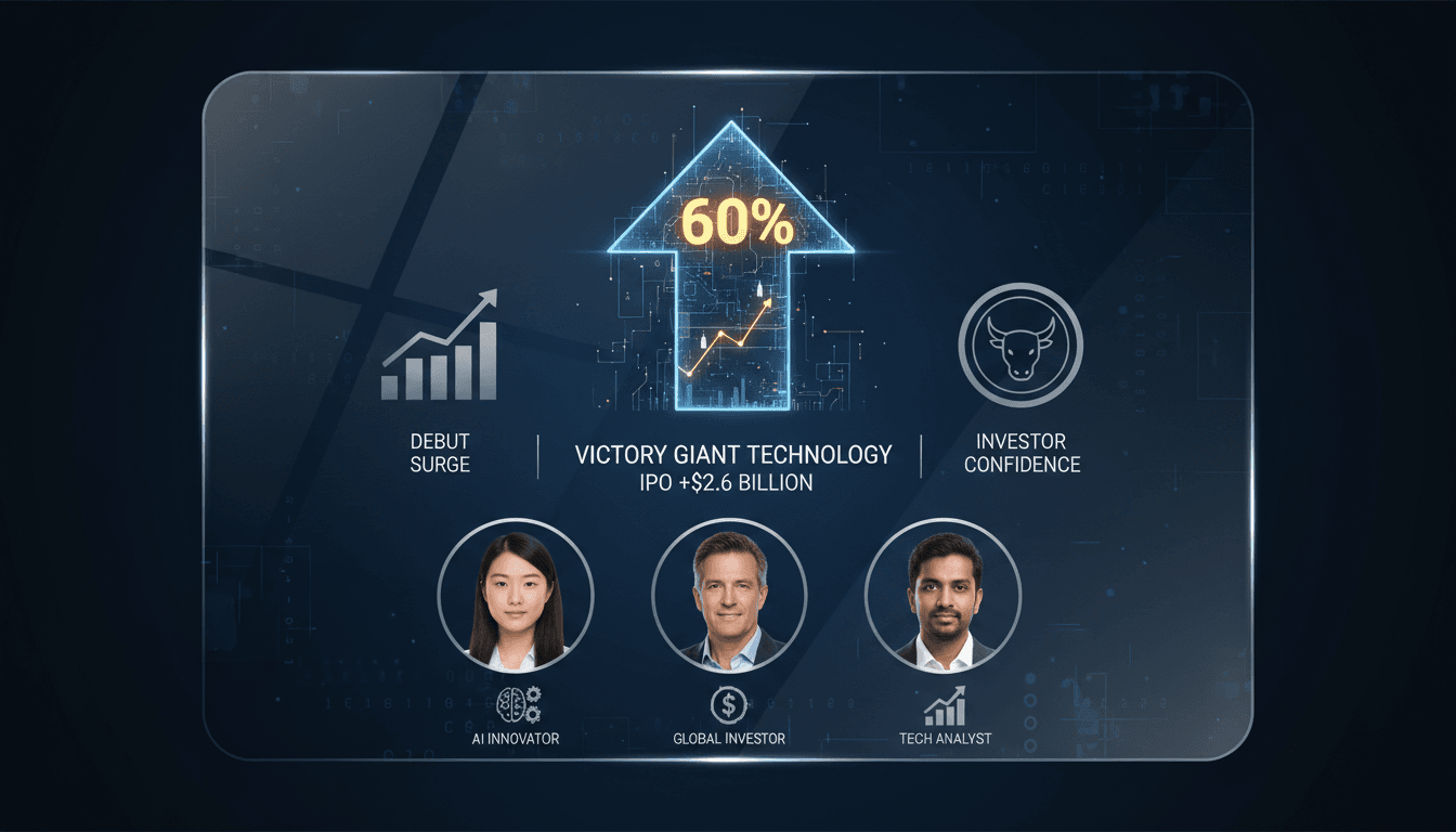Victory Giant Technology's IPO Raises $2.6 Billion with 60% Surge on Debut