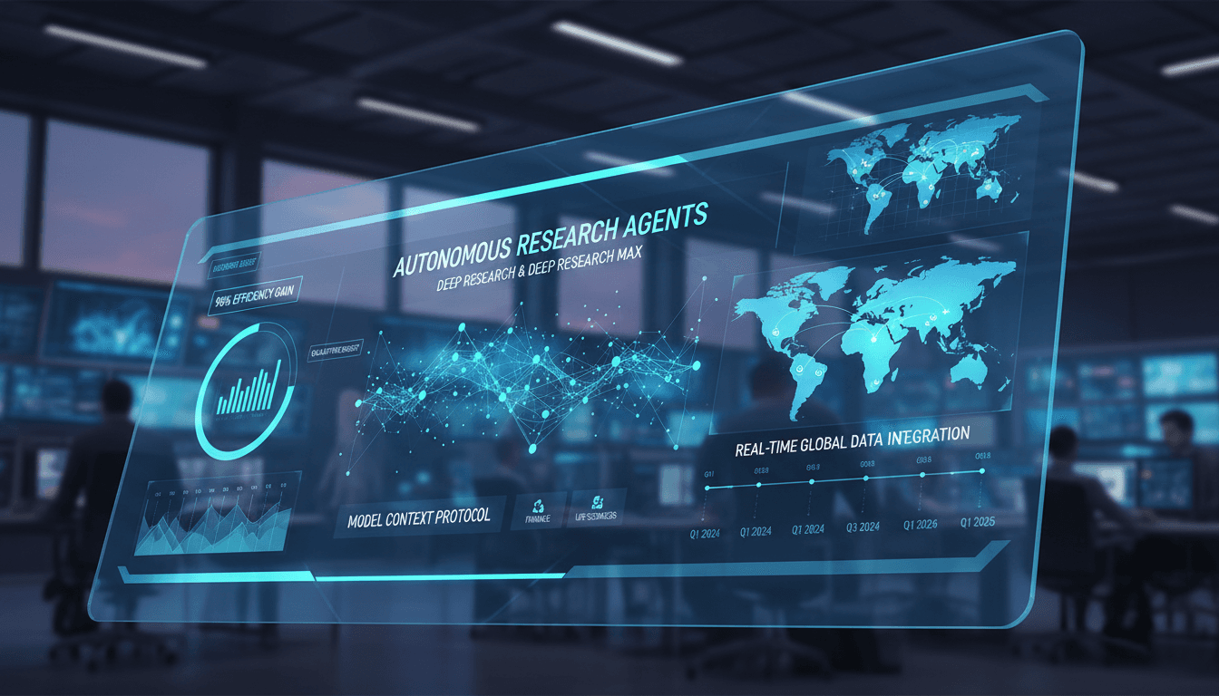 Google launches new autonomous research agents Deep Research and Deep Research Max