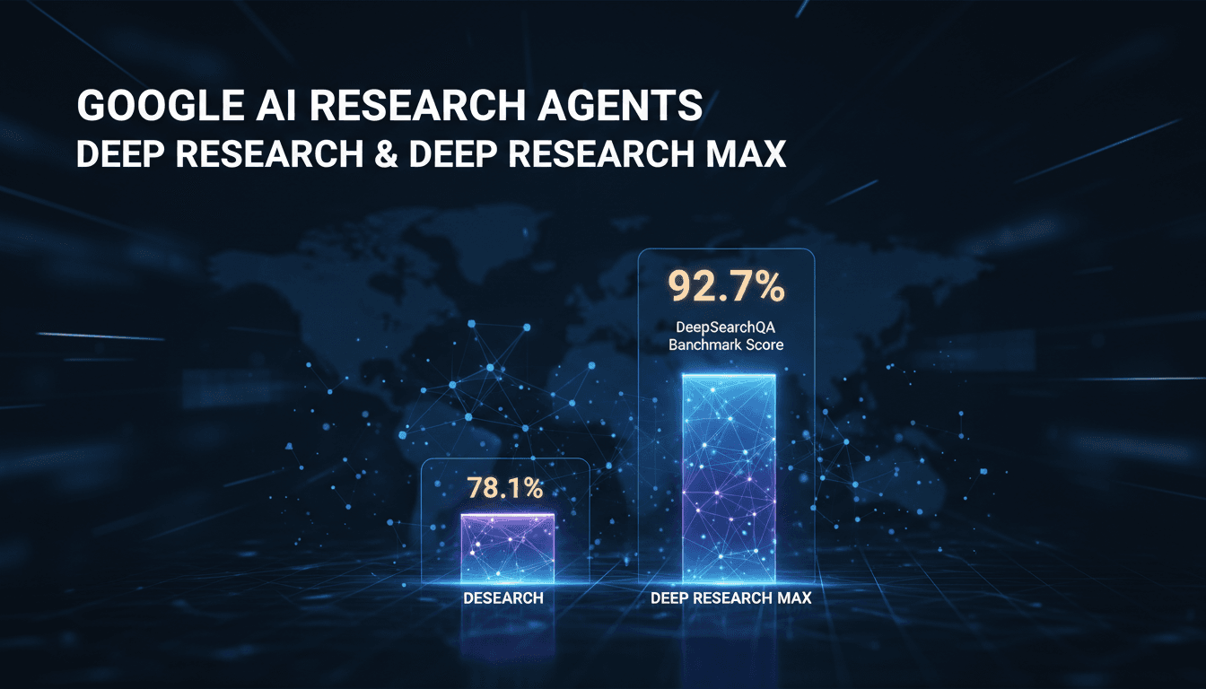 Google launches AI research agents Deep Research and Deep Research Max
