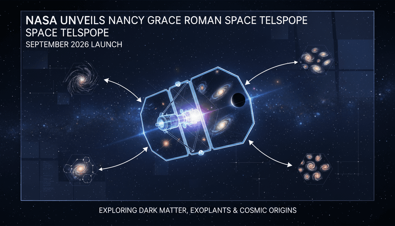 NASA unveils Nancy Grace Roman Space Telescope ahead of September launch