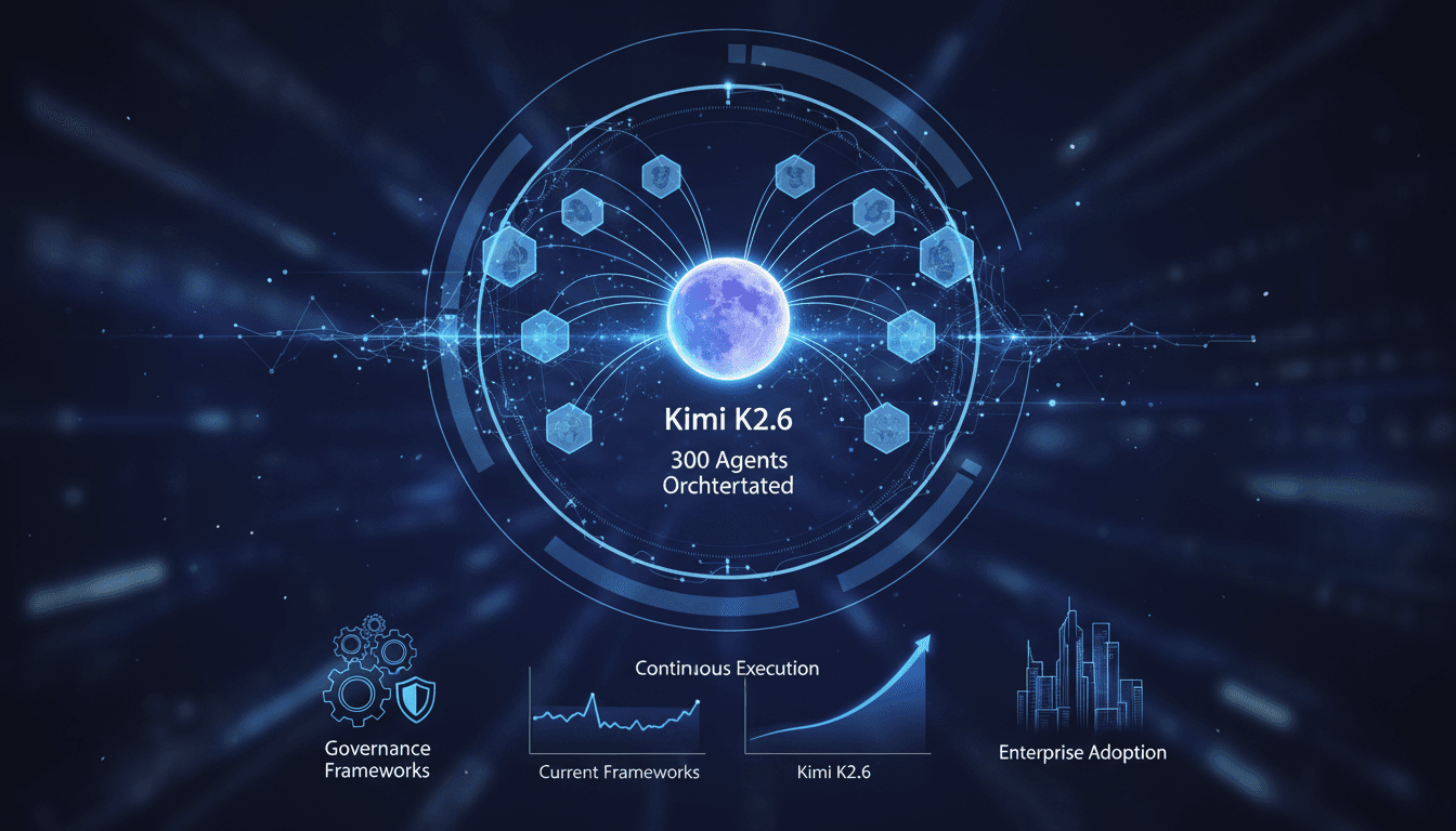 Moonshot AI launches Kimi K2.6 for long-horizon coding tasks