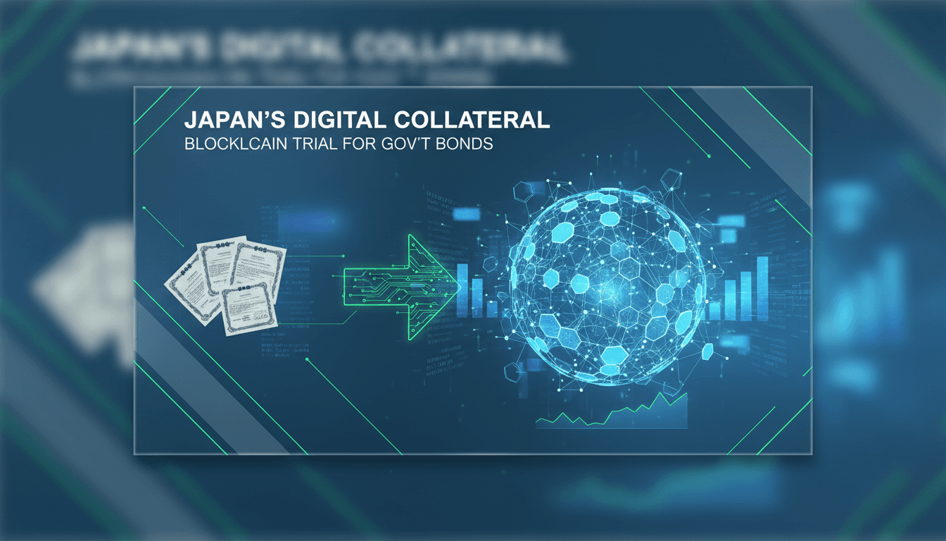 Japan's JSCC launches blockchain trial for digital collateral using government bonds