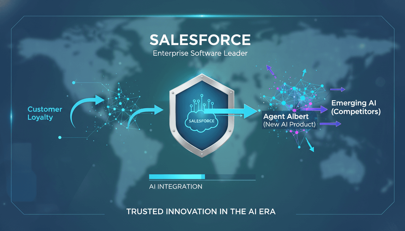 Salesforce CEO defends enterprise software amid AI concerns