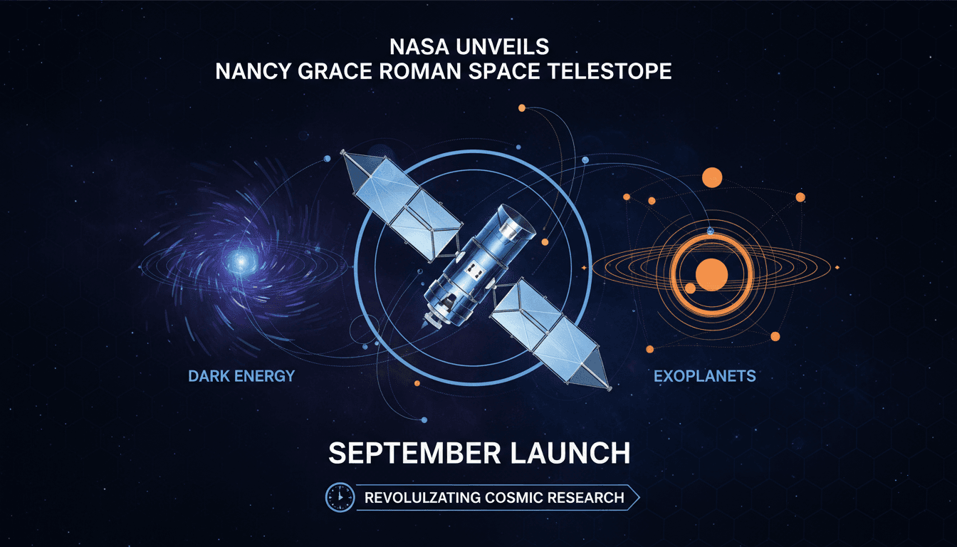 NASA unveils Nancy Grace Roman Space Telescope ahead of September launch