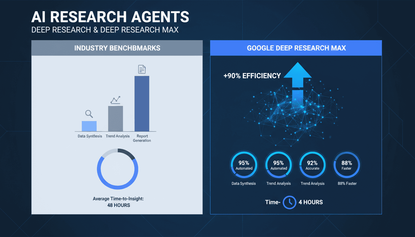 Google launches AI research agents Deep Research and Deep Research Max for enterprise automation