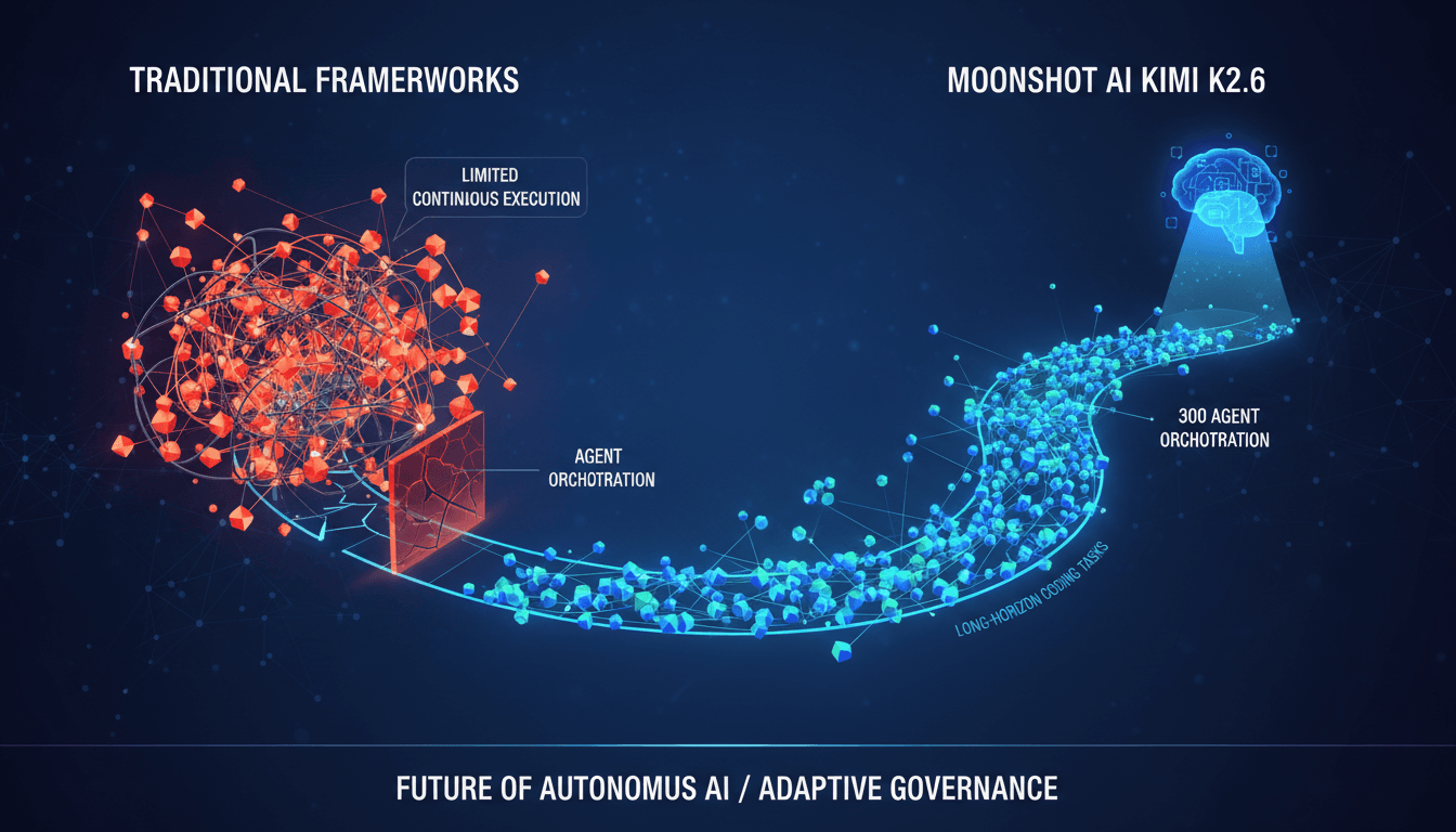 Moonshot AI launches Kimi K2.6 for long-horizon coding tasks