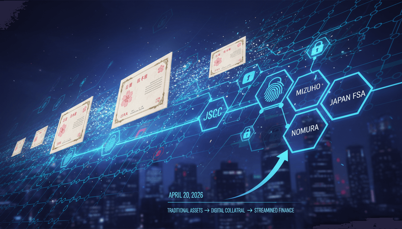 Japan's JSCC launches blockchain trial for government bonds as digital collateral