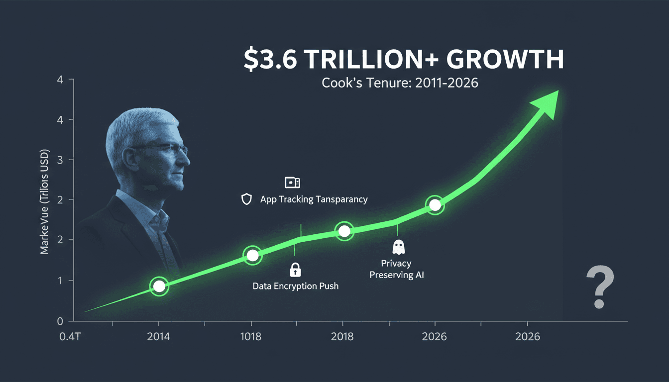 Tim Cook announces resignation as Apple CEO effective September 2026