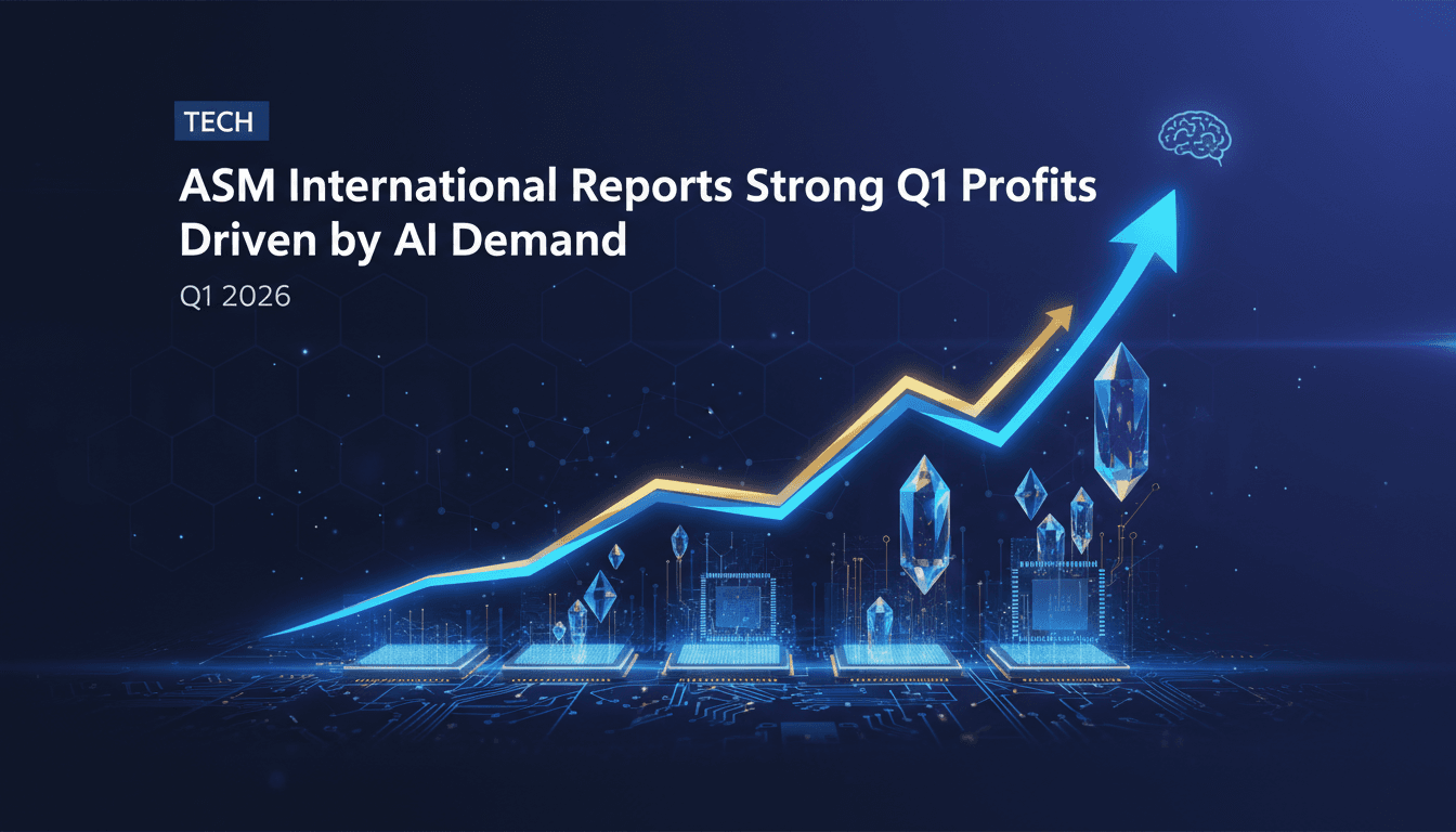ASM International Reports Strong Q1 Profits Driven by AI Demand