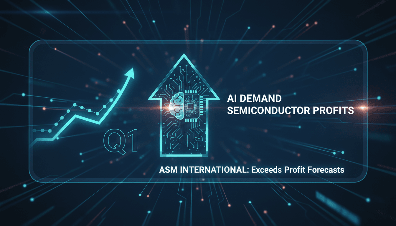 ASM International Reports Strong Q1 Profits Driven by AI Demand