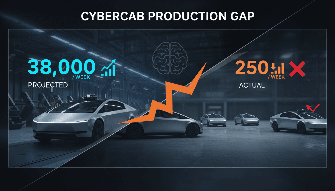 Tesla begins production of Cybercab robotaxi amid cautious rollout