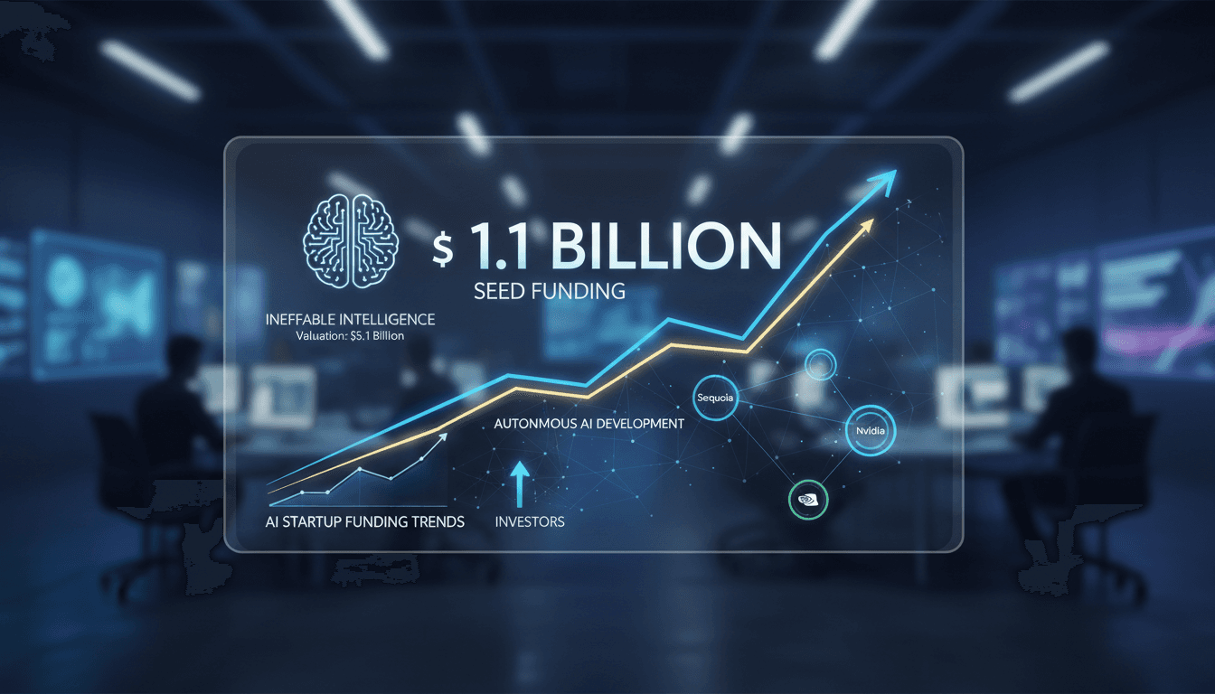 Ineffable Intelligence raises $1.1 billion in seed funding for autonomous AI development