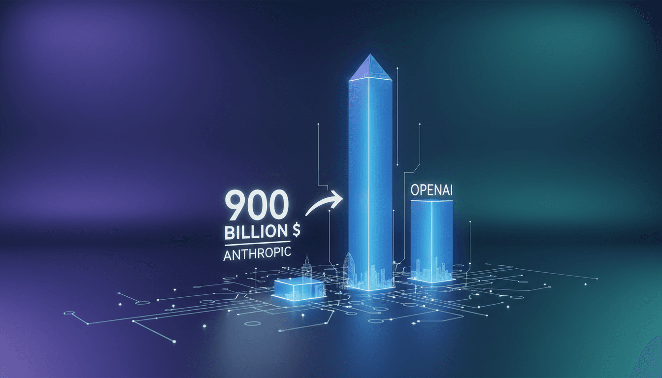 Anthropic explores funding round potentially valuing it at over $900 billion amid competition with OpenAI