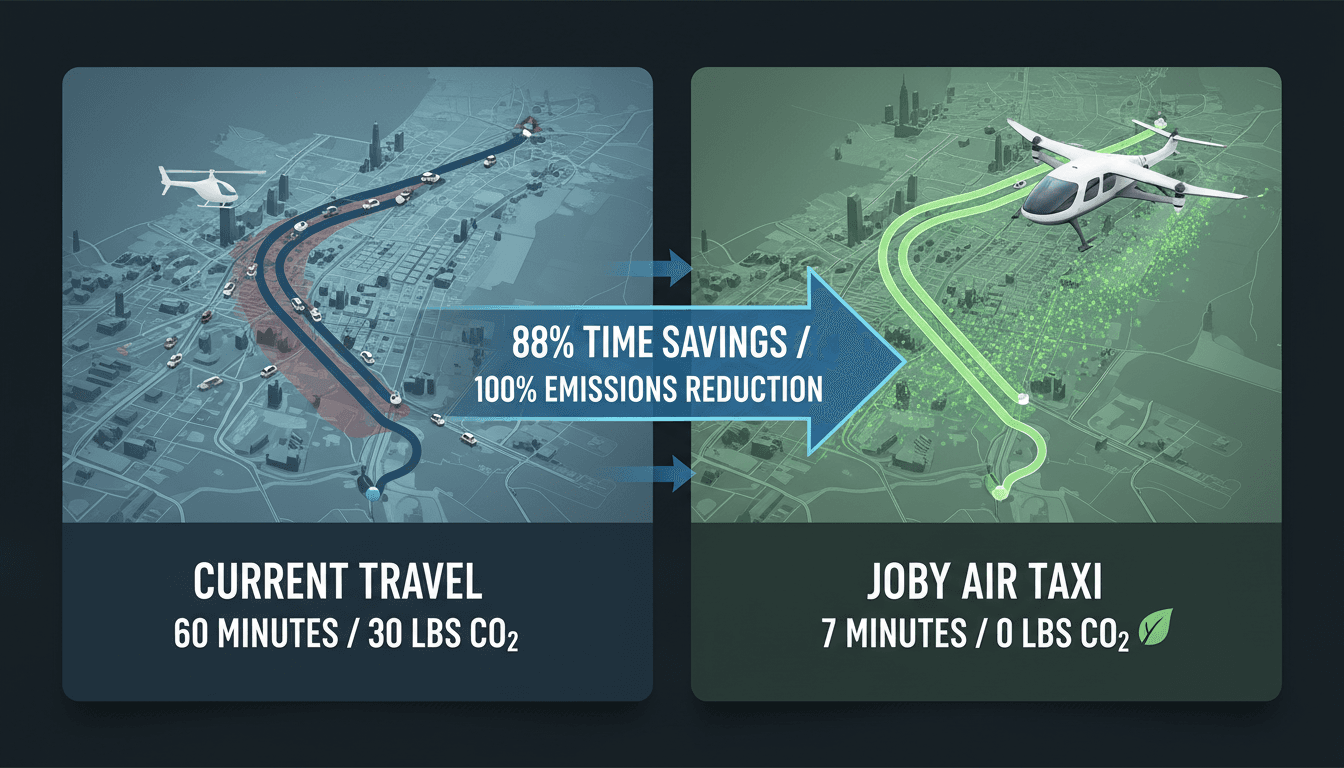 Joby Aviation conducts electric air taxi demonstration flights in New York City