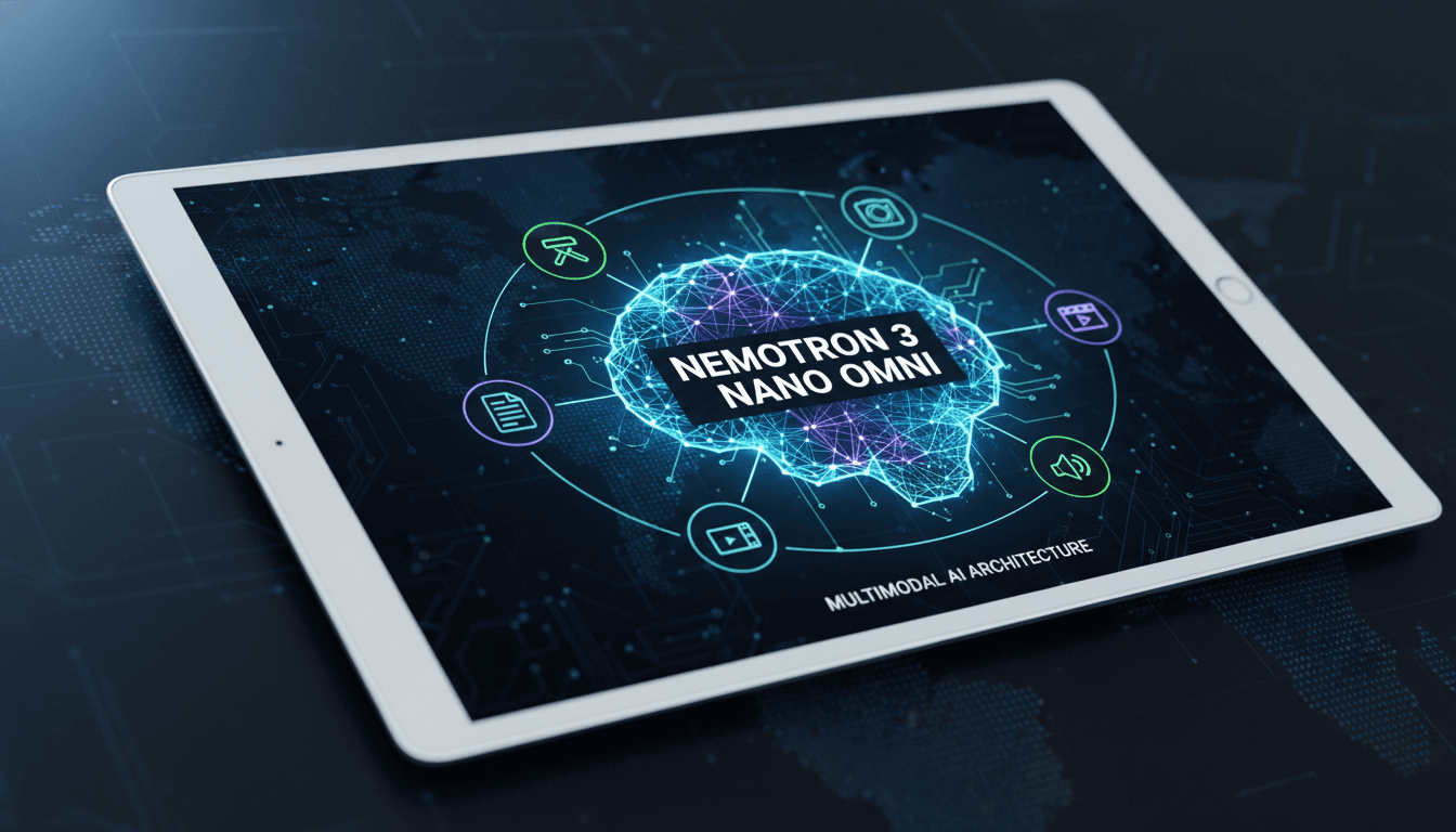 Nvidia launches advanced multimodal AI model Nemotron 3 Nano Omni